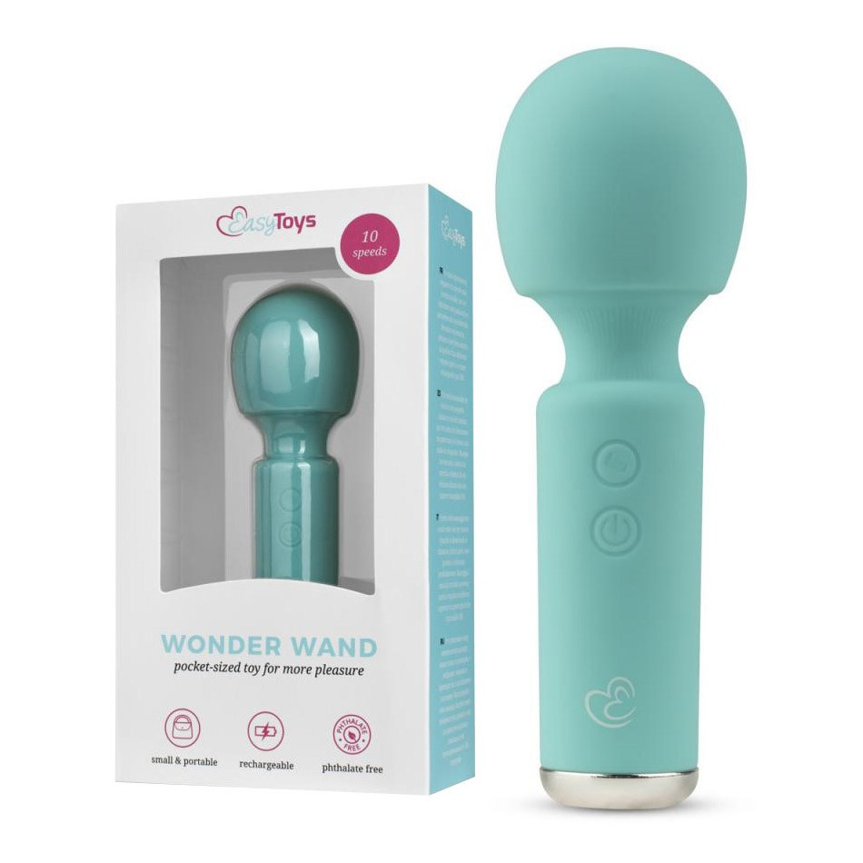 Vibromasseur Rechargeable Mini Wand Turquoise