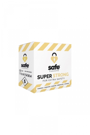 5 préservatifs Safe Super Strong