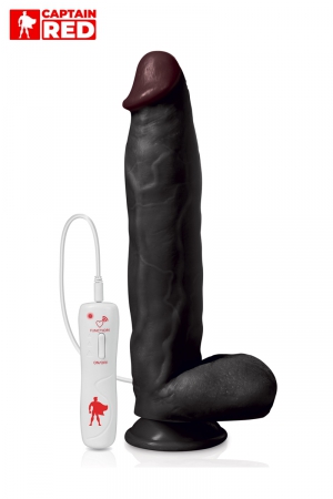 Vibro XXL The Power Black 31 x 6 cm - Captain Red