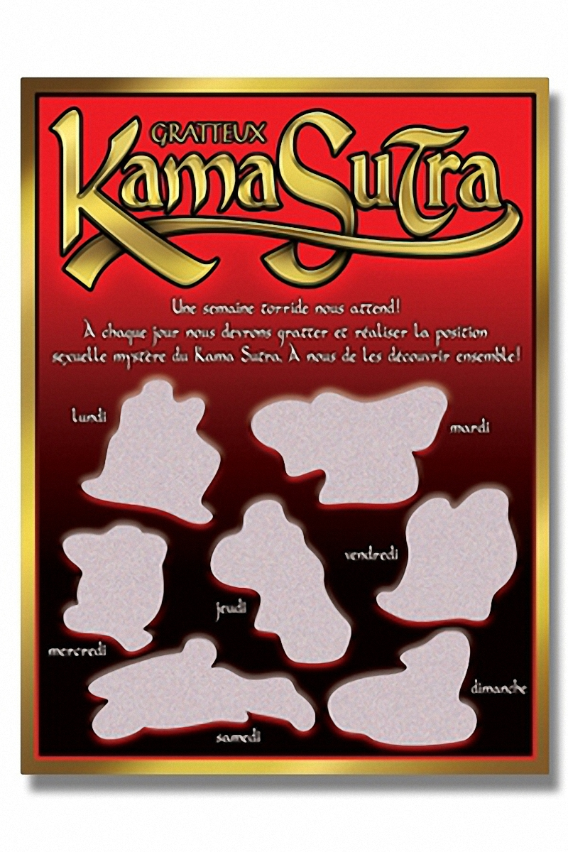 Carte à gratter Kama Sutra