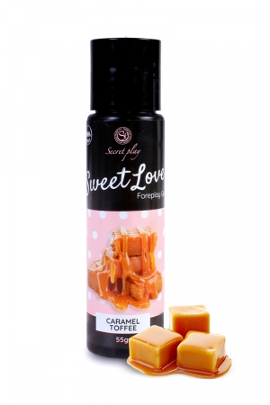 Lubrifiant comestible caramel toffee - 60 ml