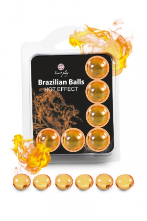 6 Brazilian Balls - effet chaleur