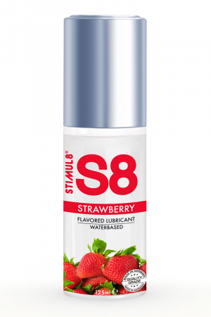 Lubrifiant S8 parfumé fraise 125 ml