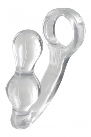 Stimulateur de prostate et cockring transparent