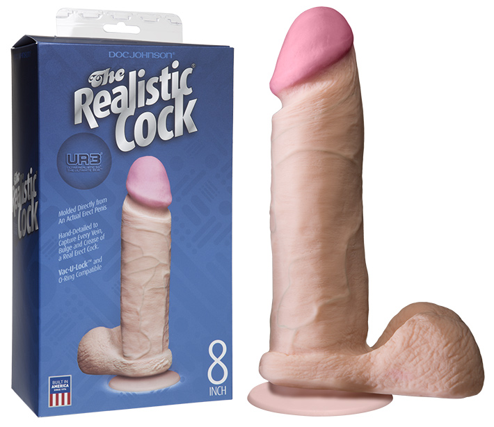 Gode Ultra réaliste en UR3 The Realistic Cock - 20 cm