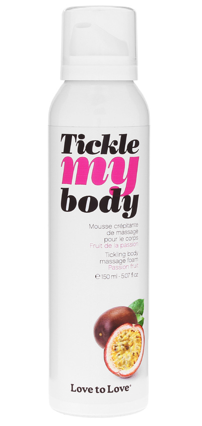 Mousse de massage Fruit de la Passion Tickle My body 150 ml