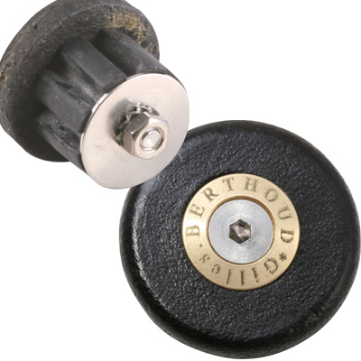Gilles Berthoud Black Leather Race Bar Plugs