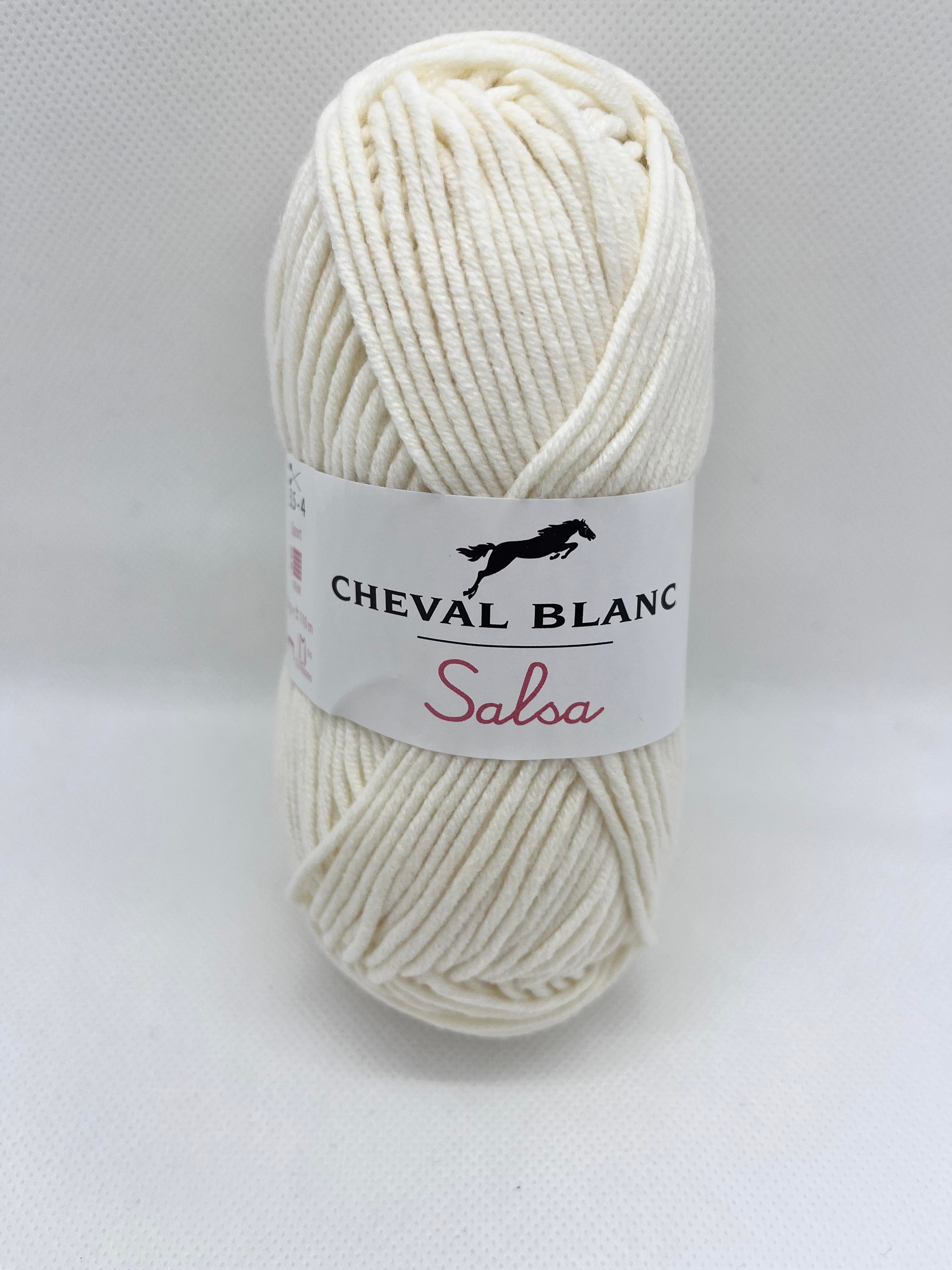 PELOTE SALSA - LAINE CHEVAL BLANC - BONHEUR DE LAINE