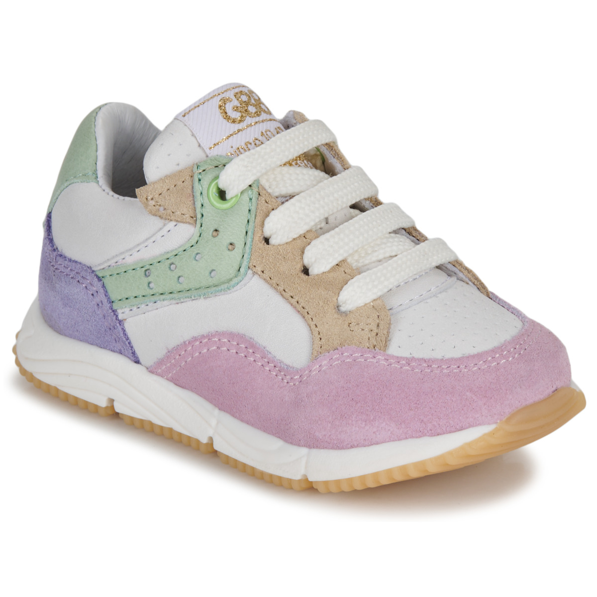 Chaussures enfant fille Alluni blanc rose