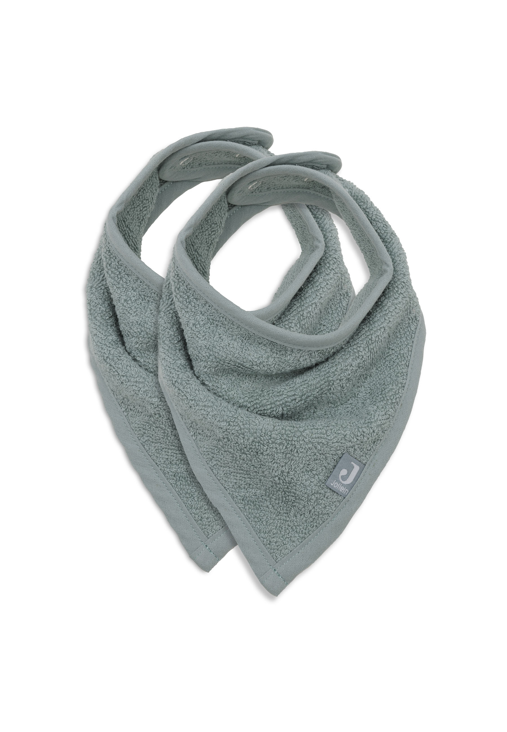 Lot de 2 bavoirs bandana - Sea Green