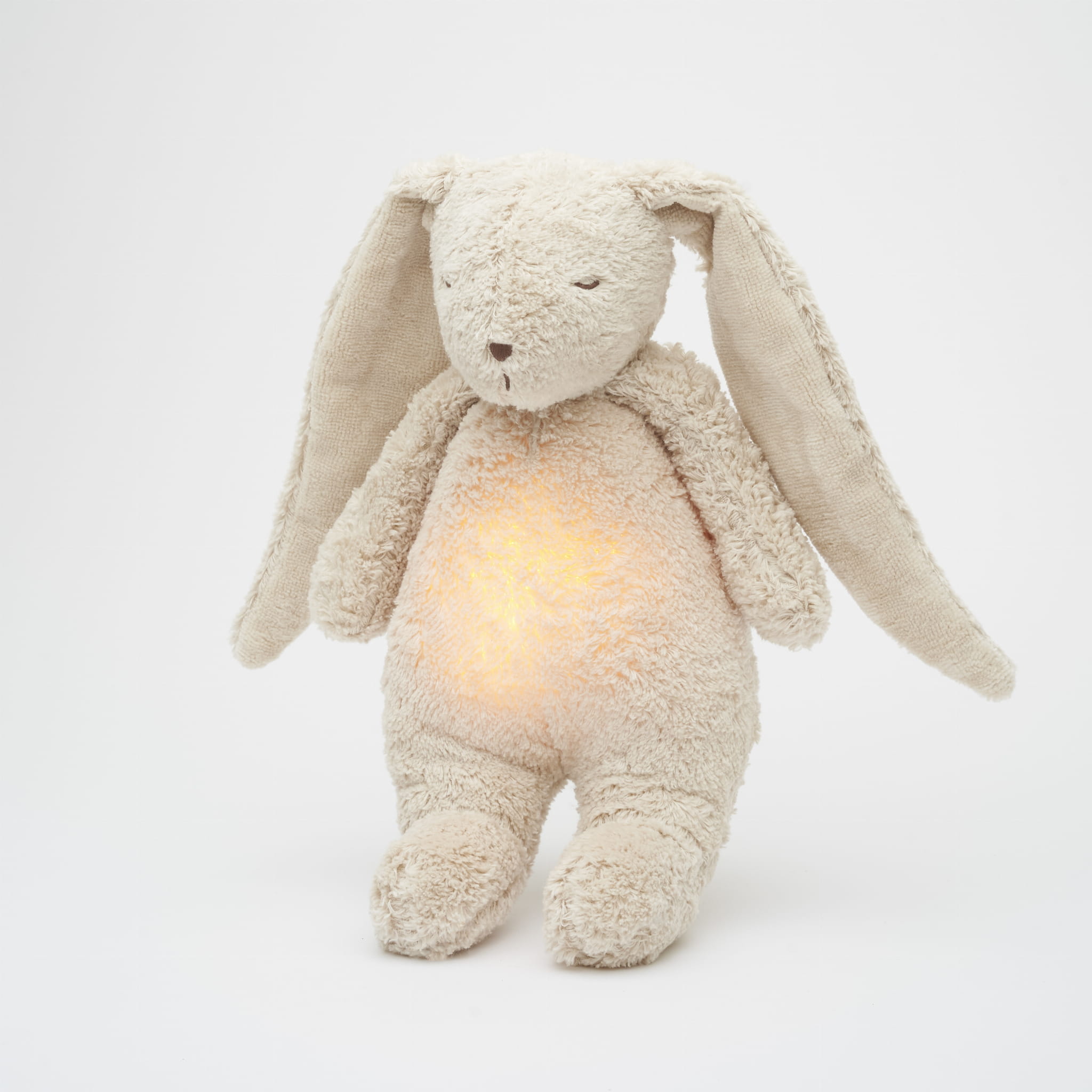 Peluche moonie lapin nature bio - polaire nature