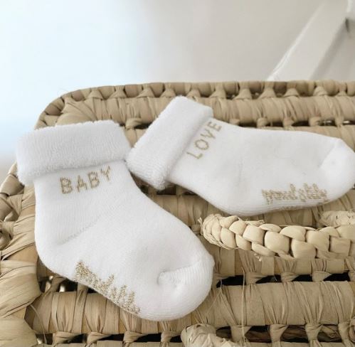 Chaussons bébé beige - Accessoires/Chaussons, chaussettes - Les
