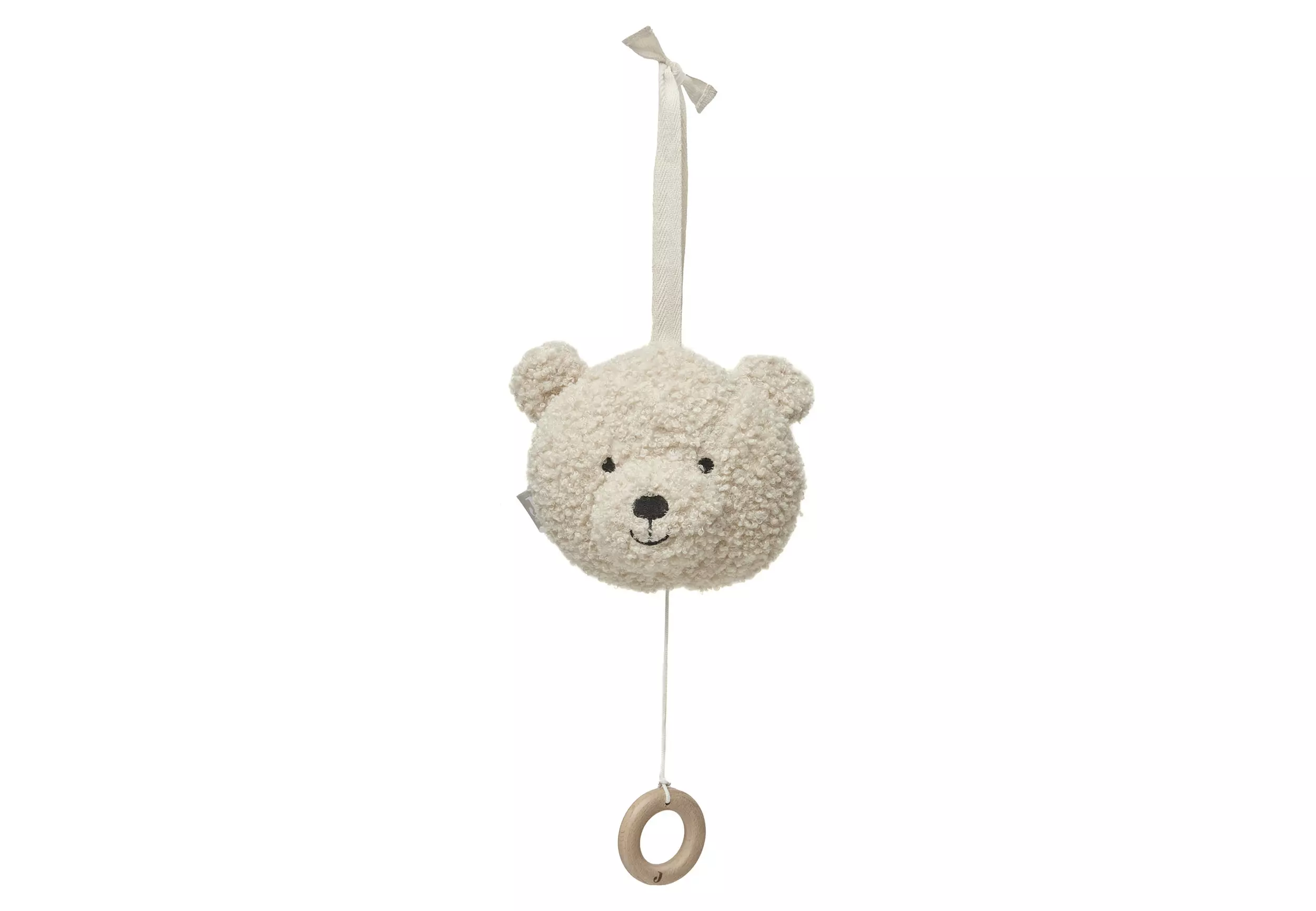 Peluche musicale teddy bear naturel