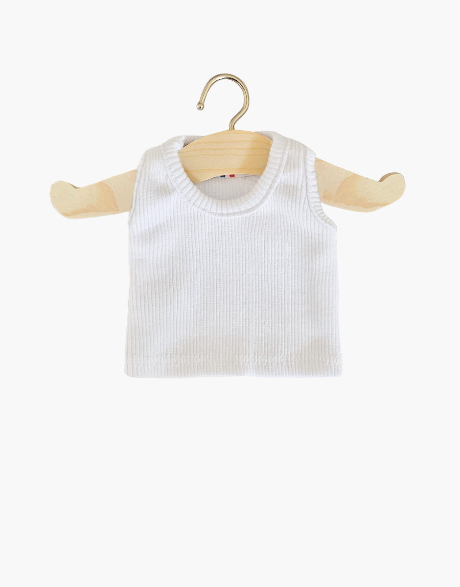 Minikane-collection-accessoires-dressing-pour-poupee-gordis-vetements-top-marcel-en-bord-cote-blanc