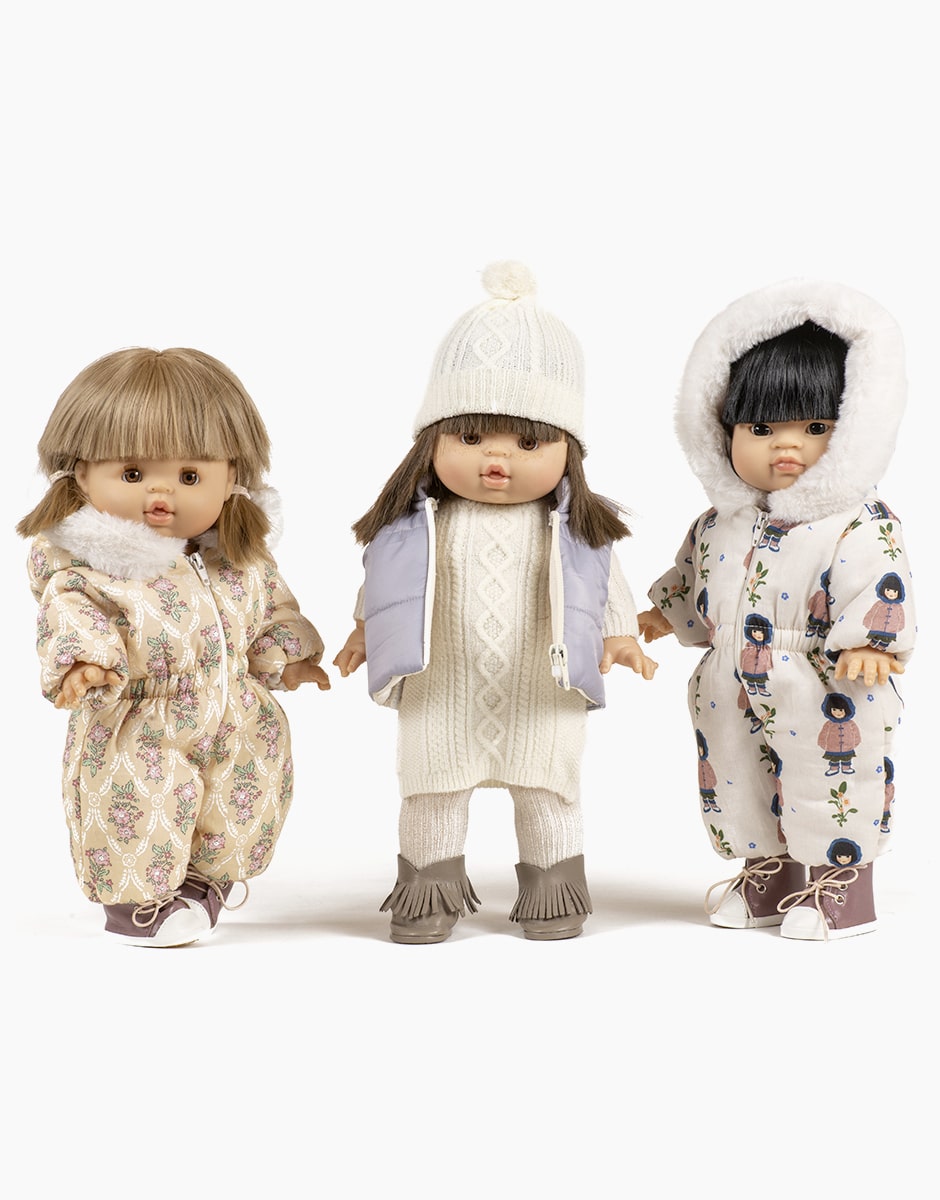 MINIKANE - COUFFIN POUPEE & SON OREILLER EN COTON SERAPHINE