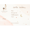 Carte De Remerciement Arc-En-Ciel Boutique Enfant Beige