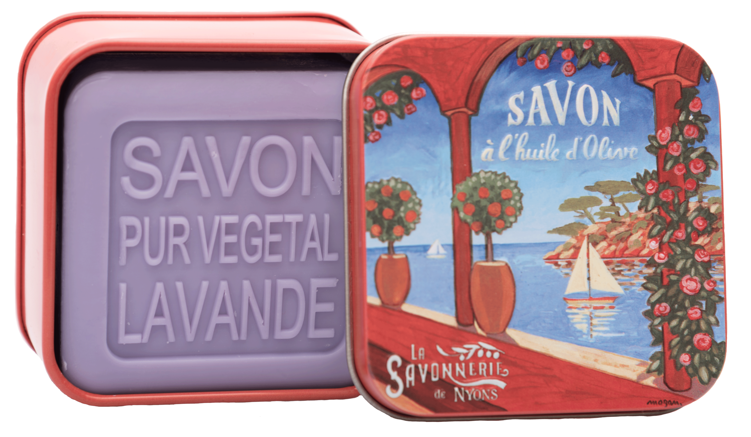 Boîte Métal Riviera & Savon 100g