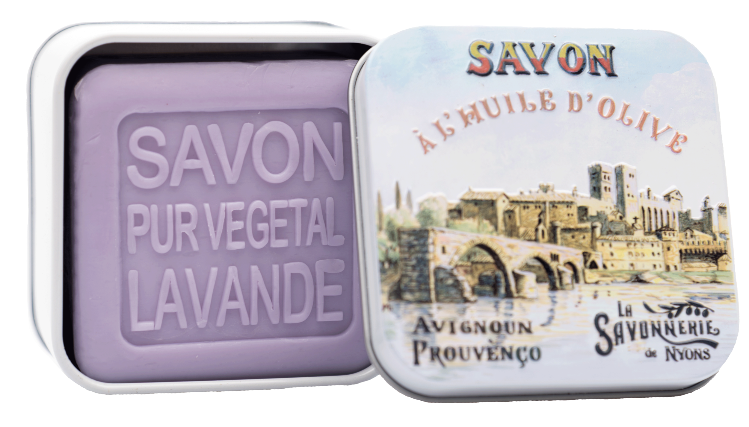 Boite Métal Pont d\'Avignon & Savon 100g