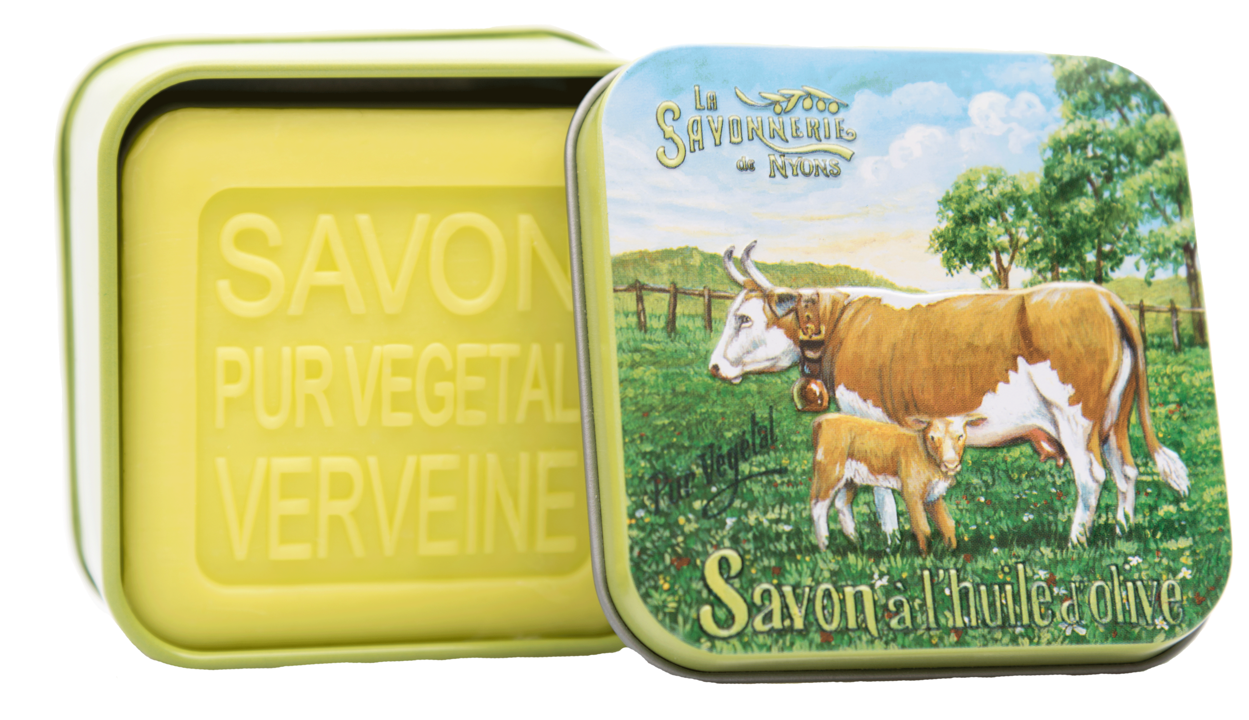 Boîte Métal Vache & Savon 100g
