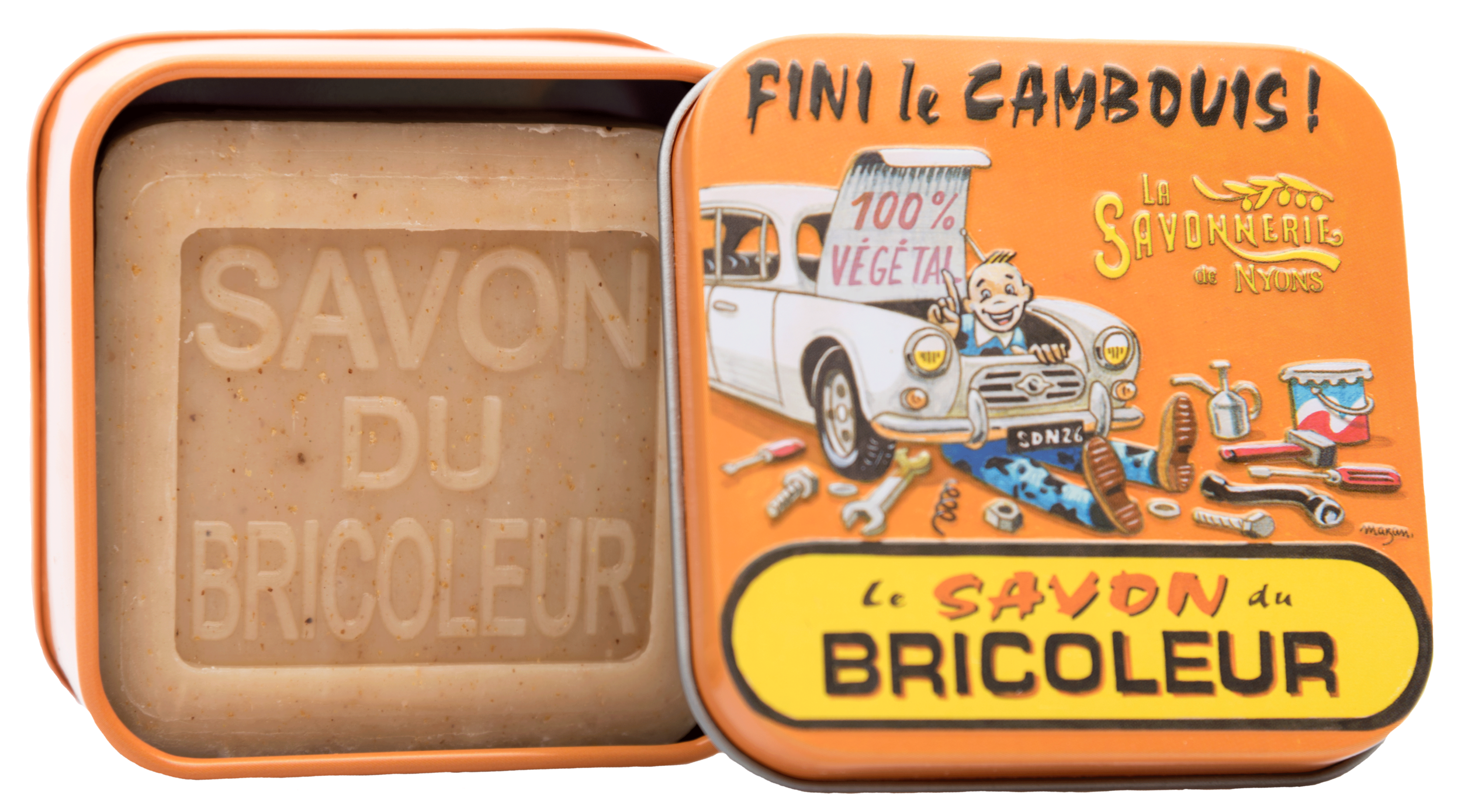 Boîte Métal & Savon du Bricoleur 100g
