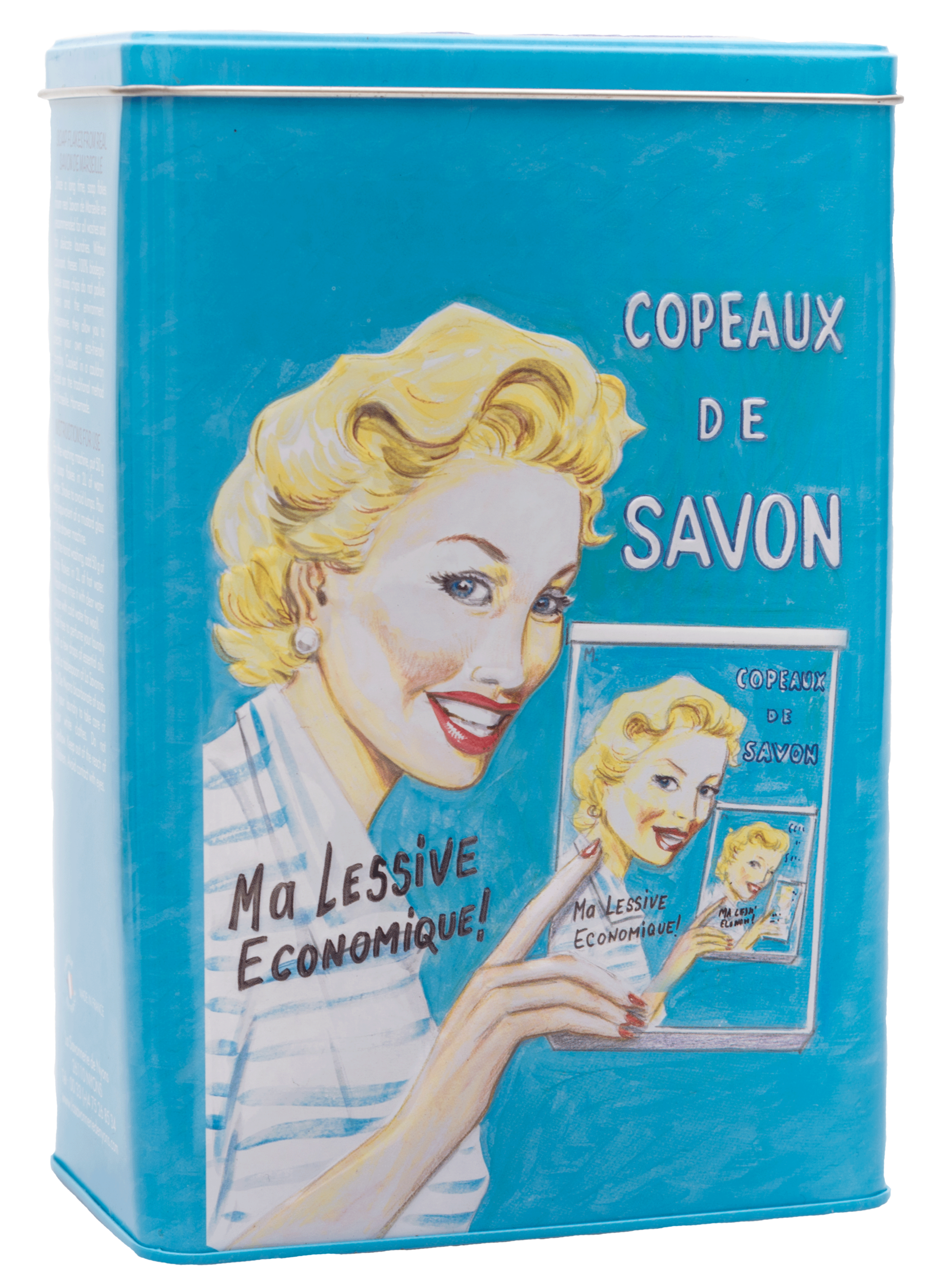 Boîte Métal & Copeaux de Savon 750g