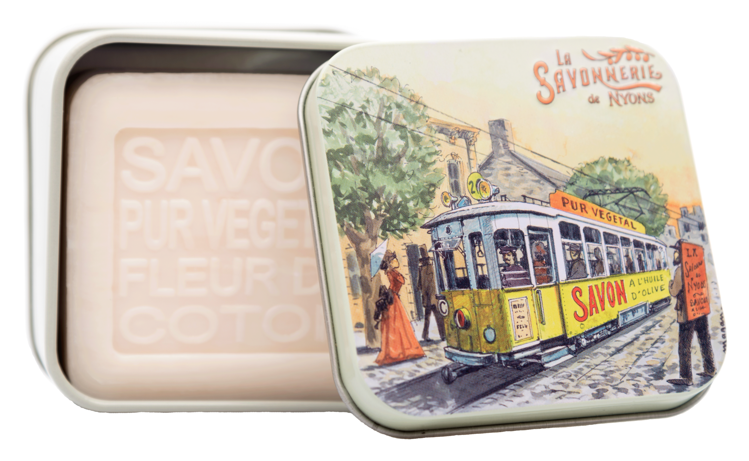 Boite Métal Le Tramway & Savon 100g