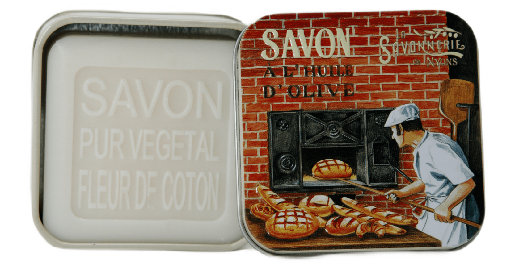 Boîte Métal Le boulanger & Savon 100g