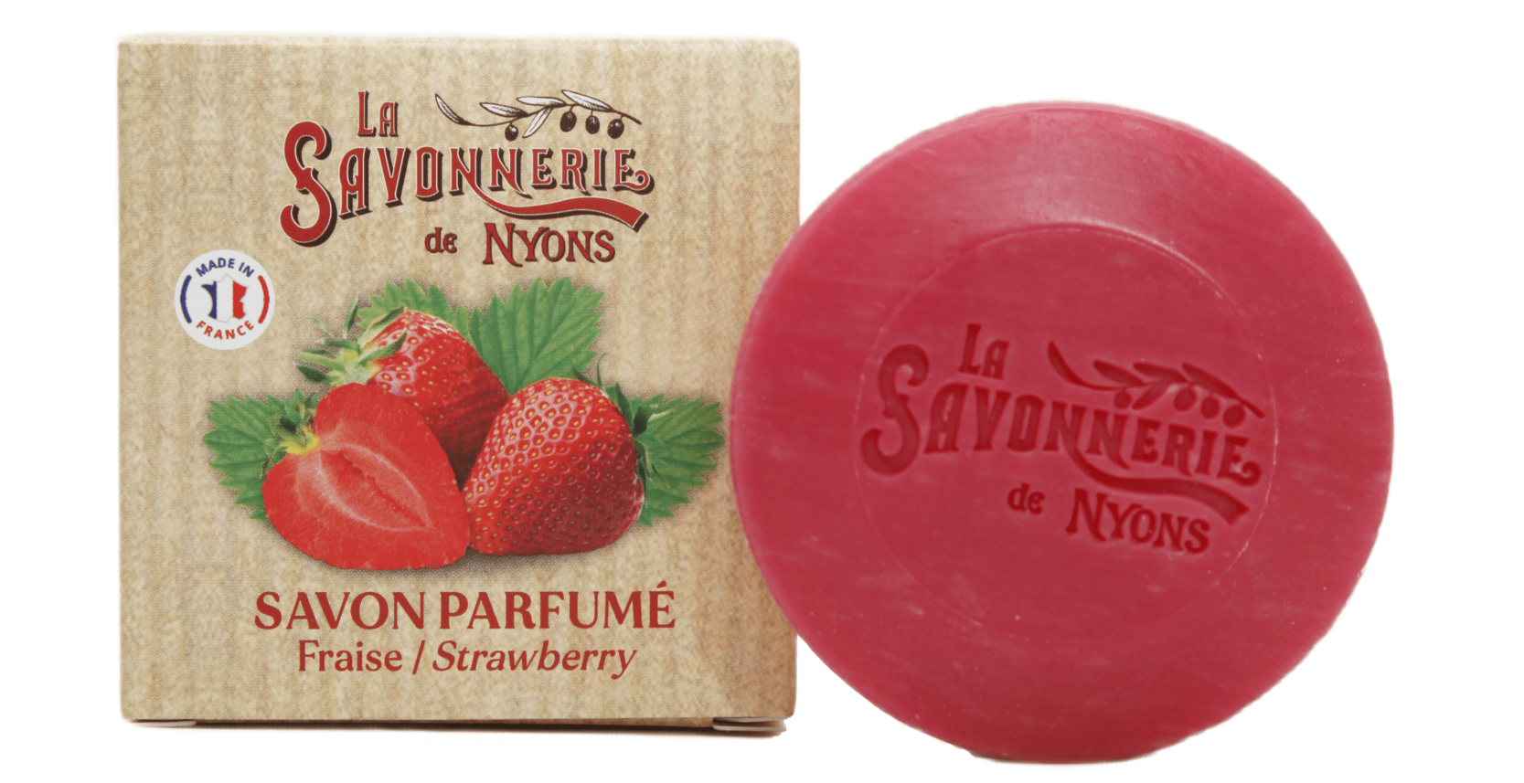 savon parfumé fraise 50g_