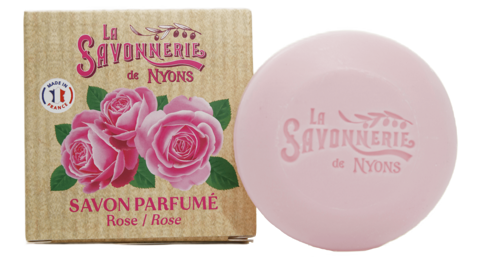 savon parfumé rose 50g_