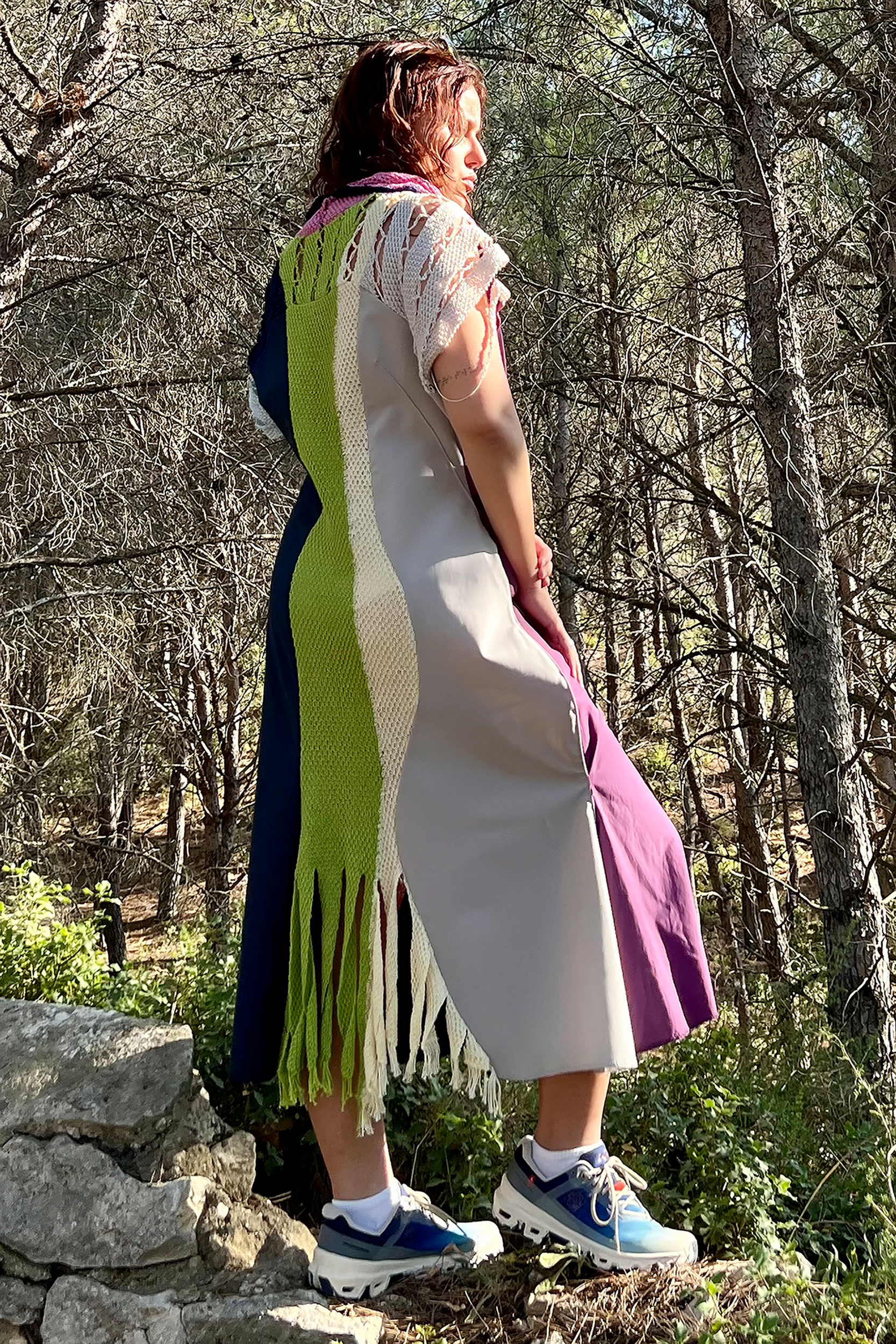 Robe polo artisanale_Multico_Dos profil