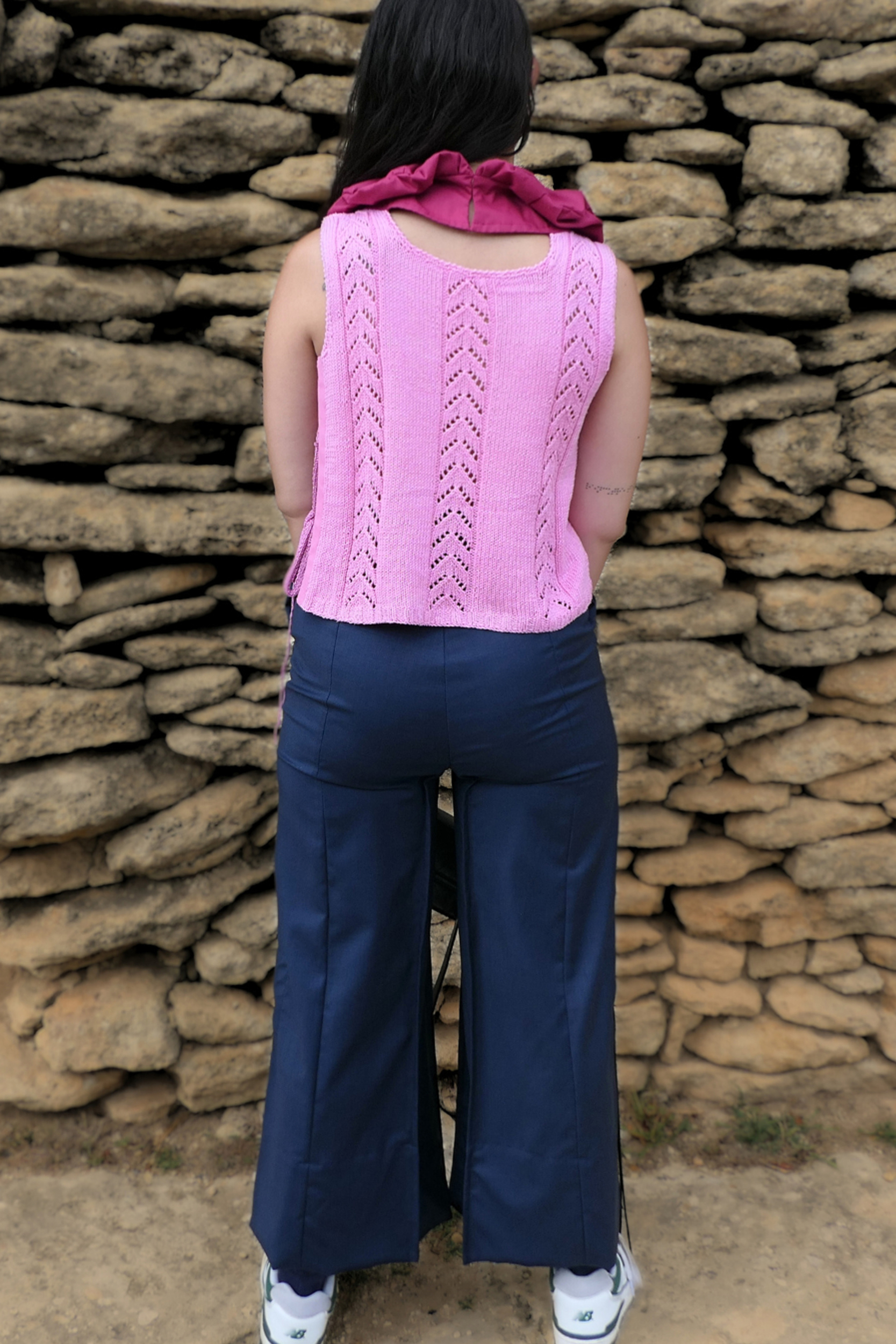Pull Polo Artisanal Rebirth_Morganite_Dos