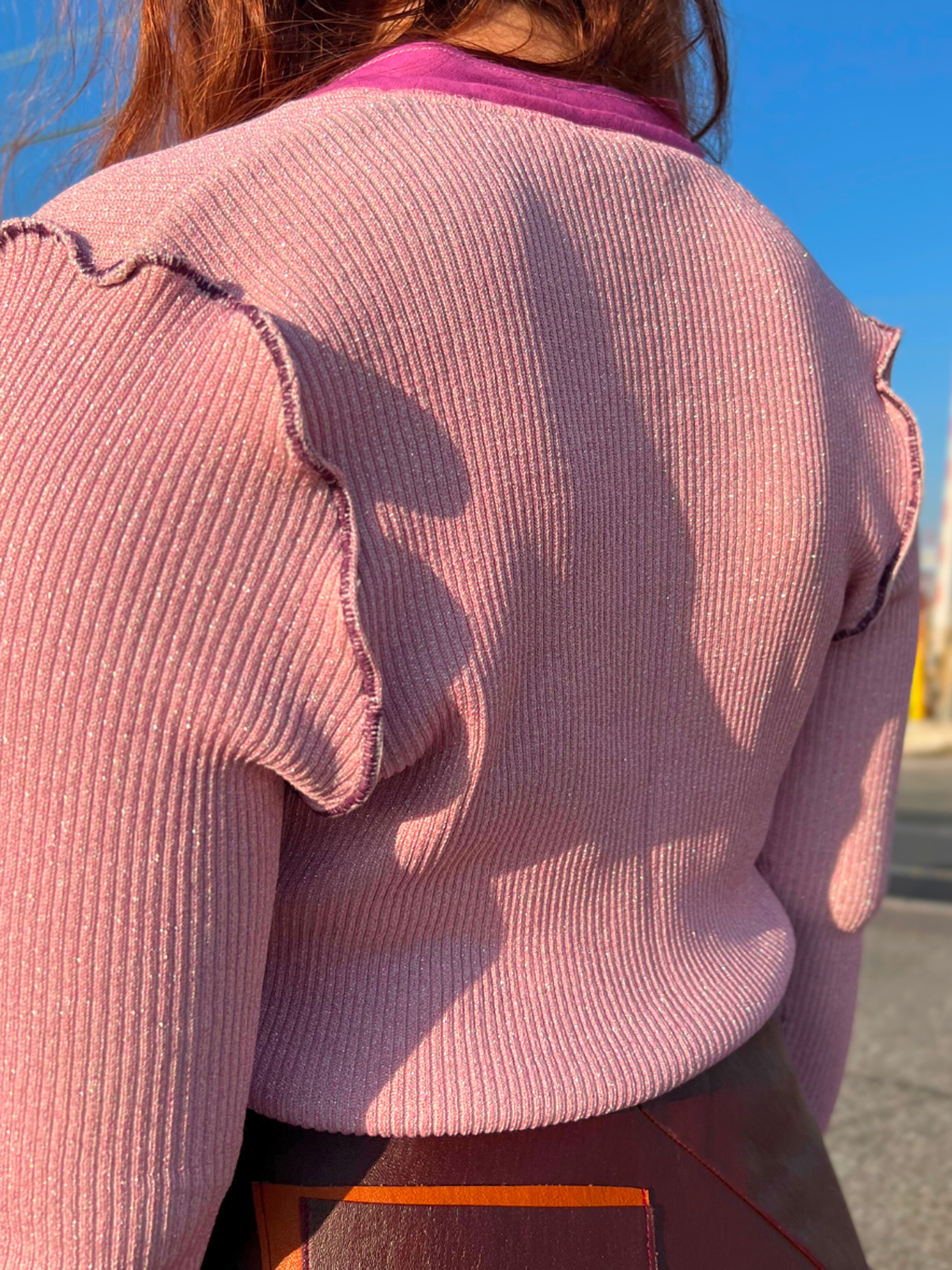 Cardigan Pure_Rose_Dos Zoom