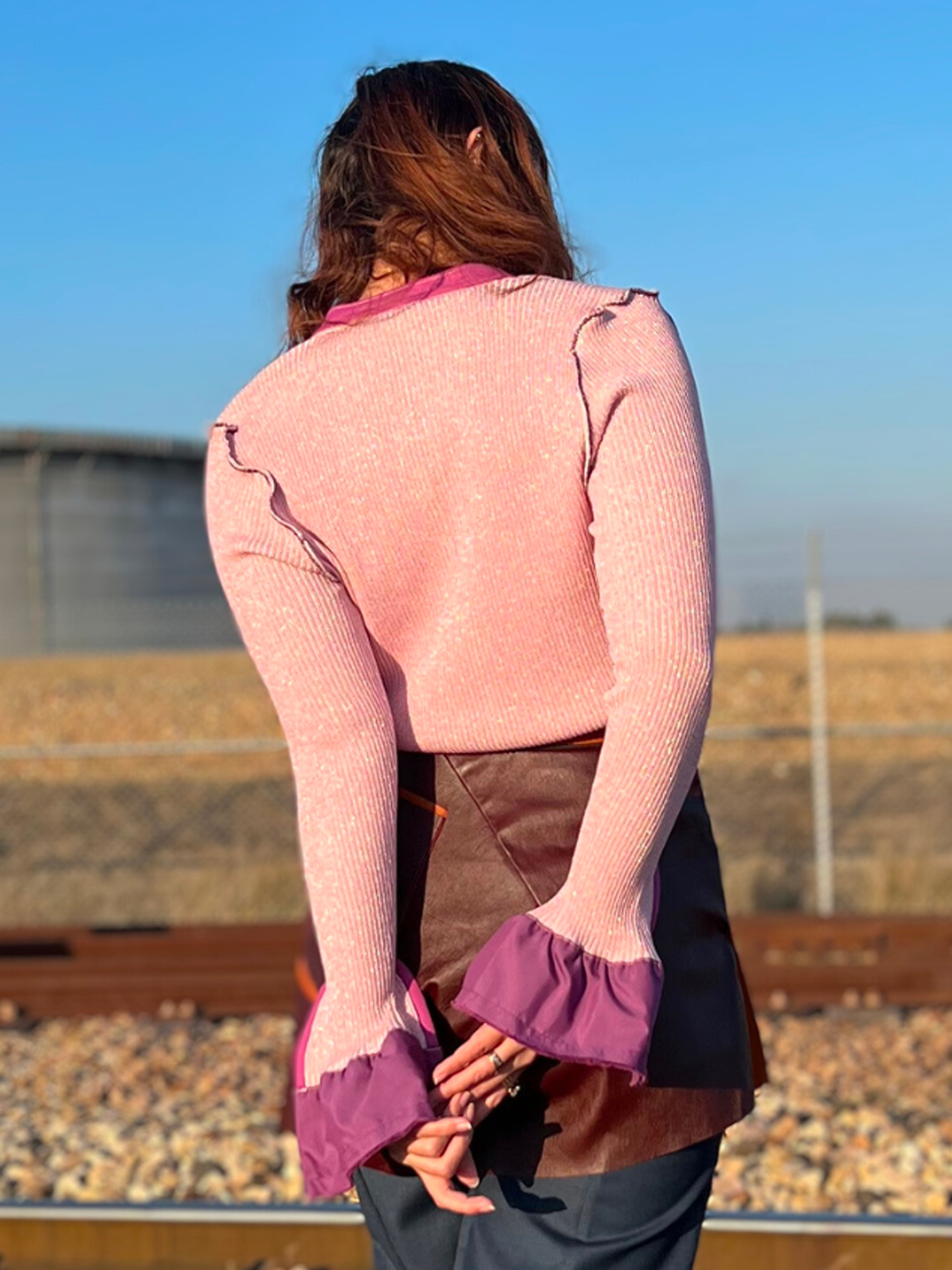 Cardigan Pure_Rose_Dos Zoom1