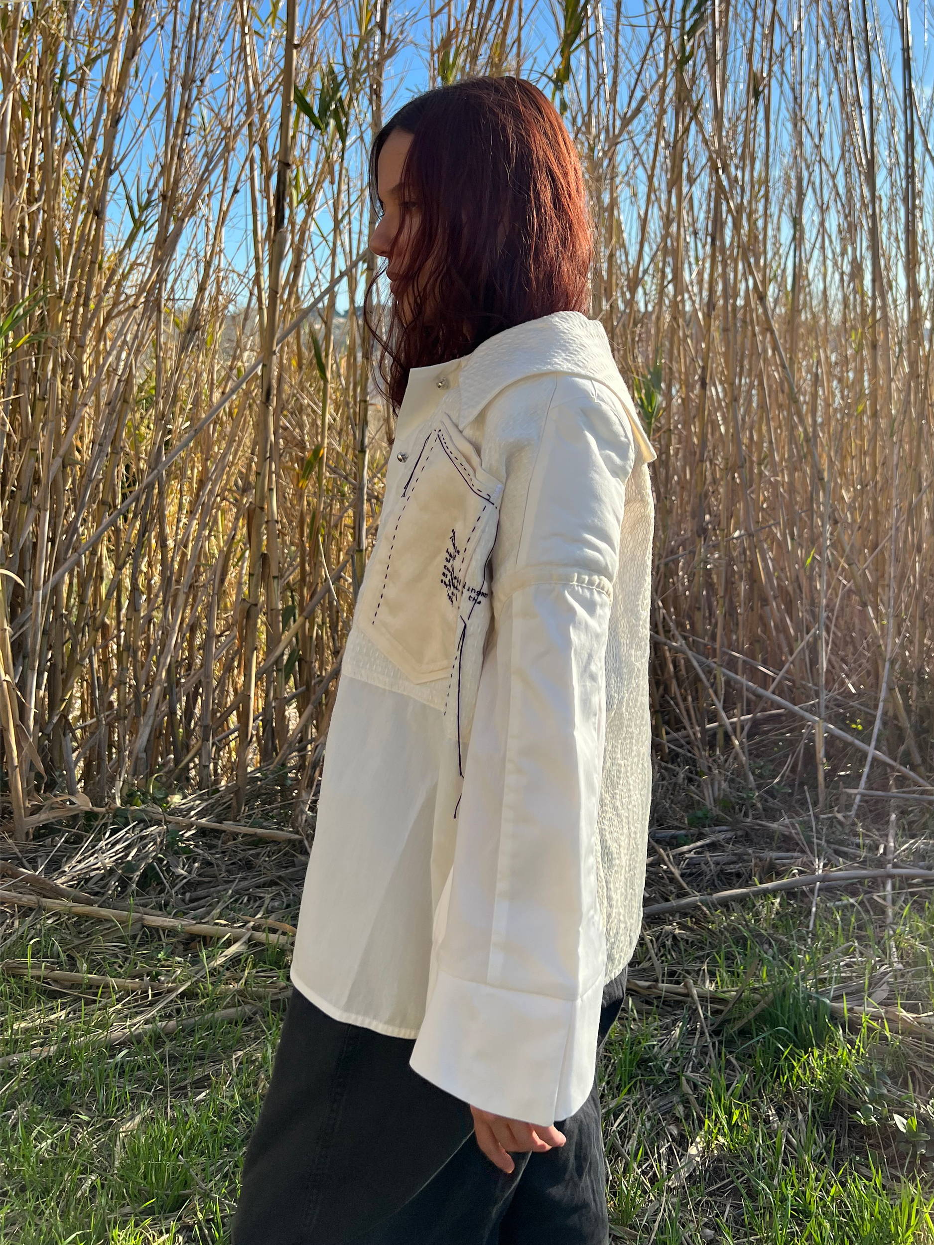 Chemise Workwear_Base_Perle_Zoom profil