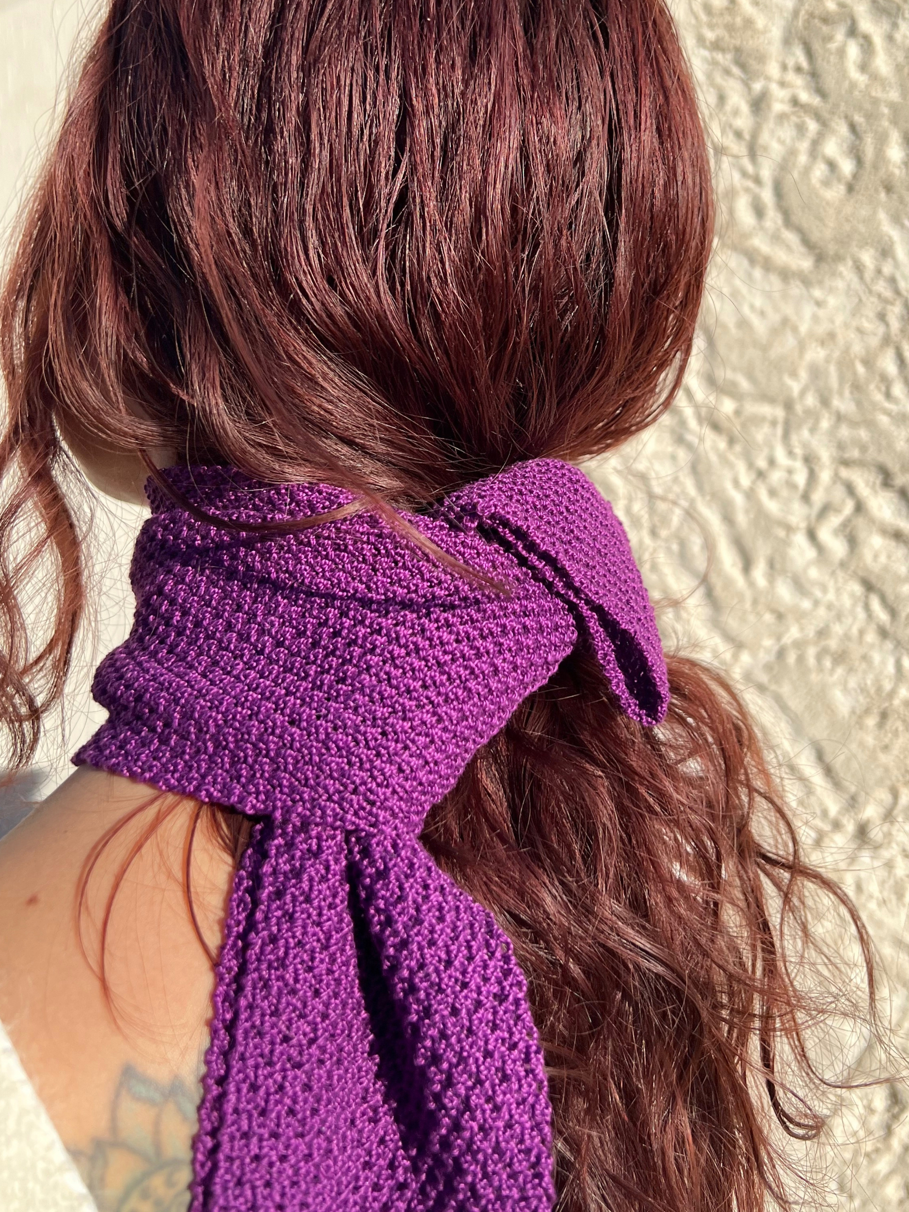 FOULARD-MAILLE_Artisanal_Améthyste_-Dos