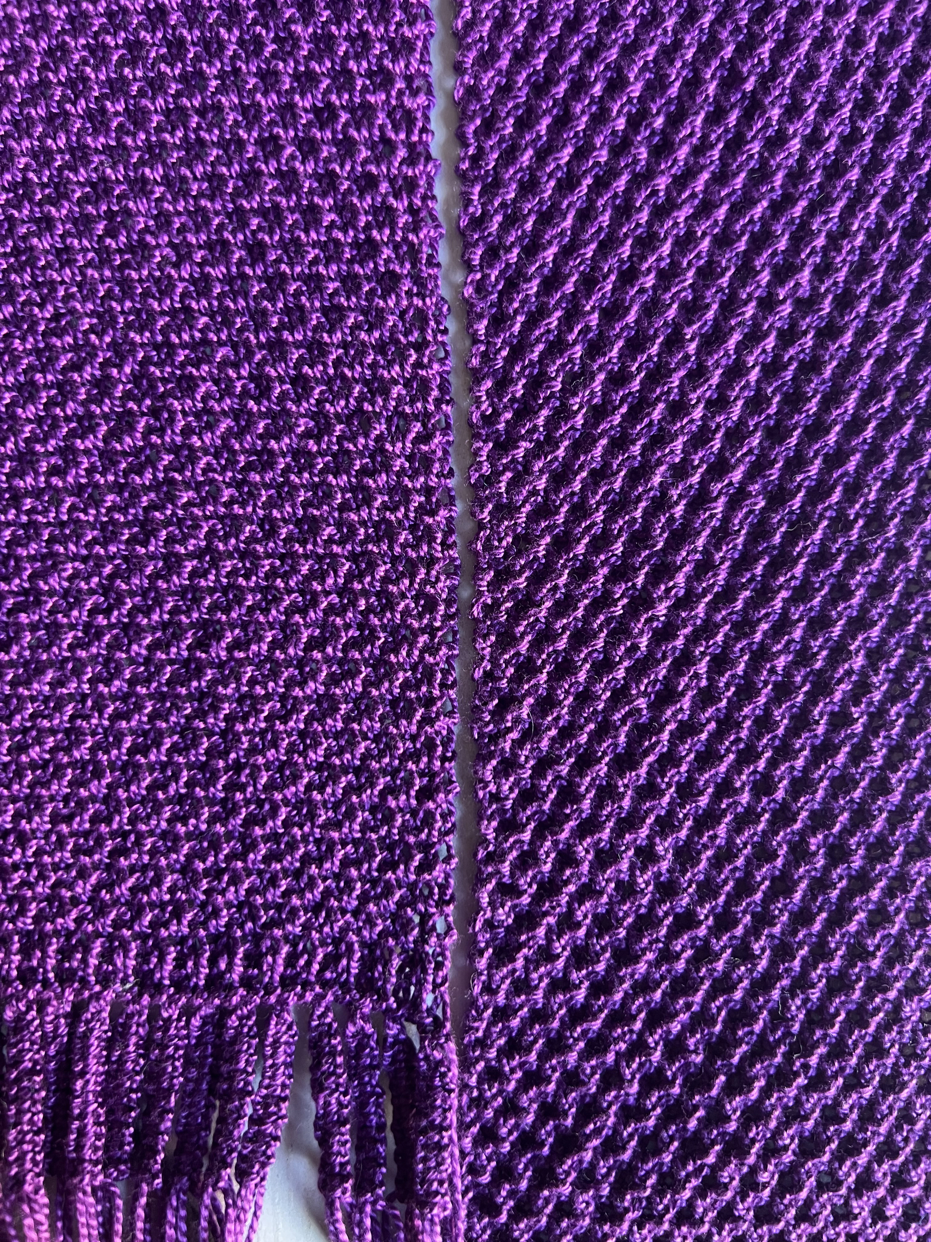 FOULARD-MAILLE_Artisanal_Améthyste_Zoom-maille