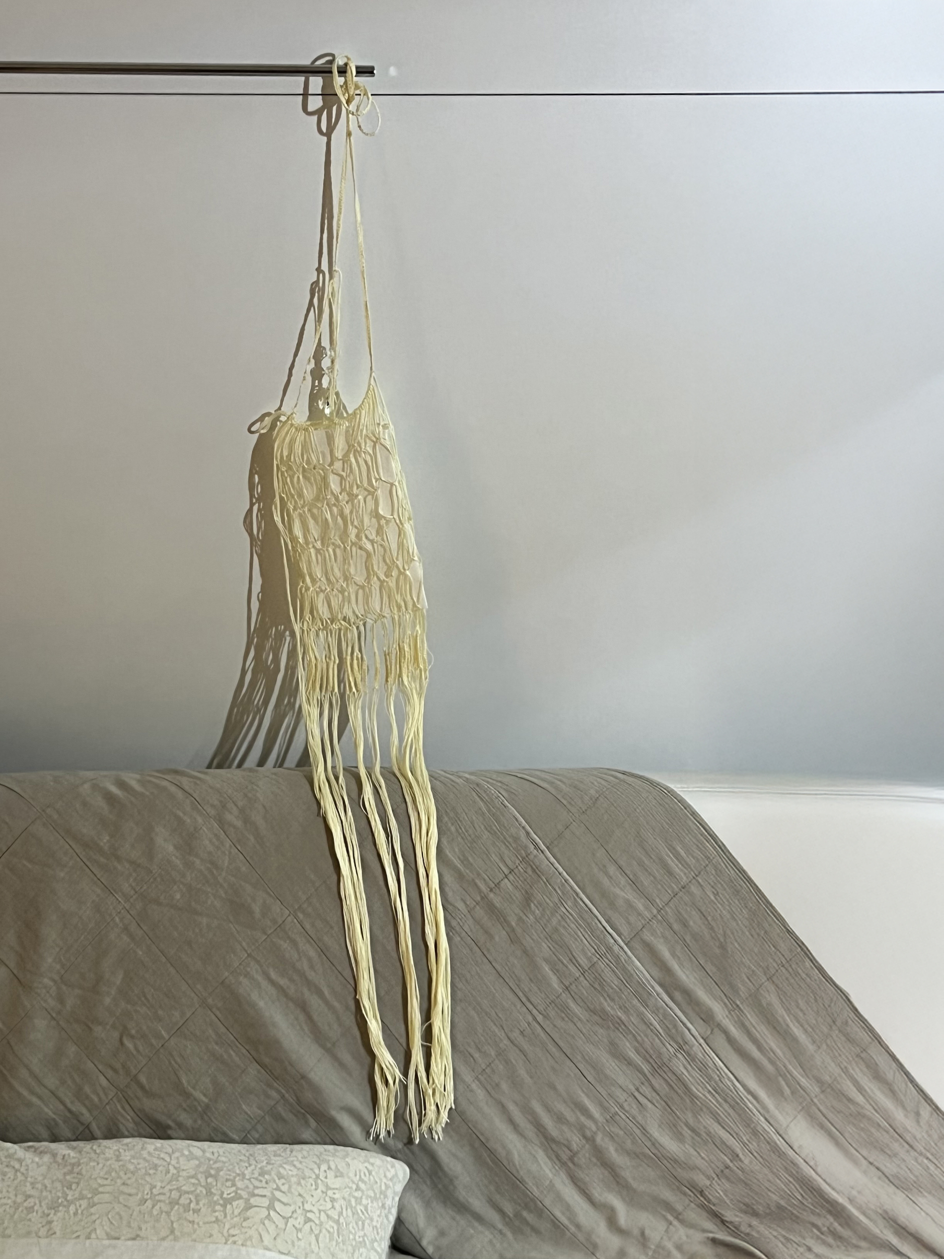 POCHETTE ARTISANALE MACRAME EN COTON