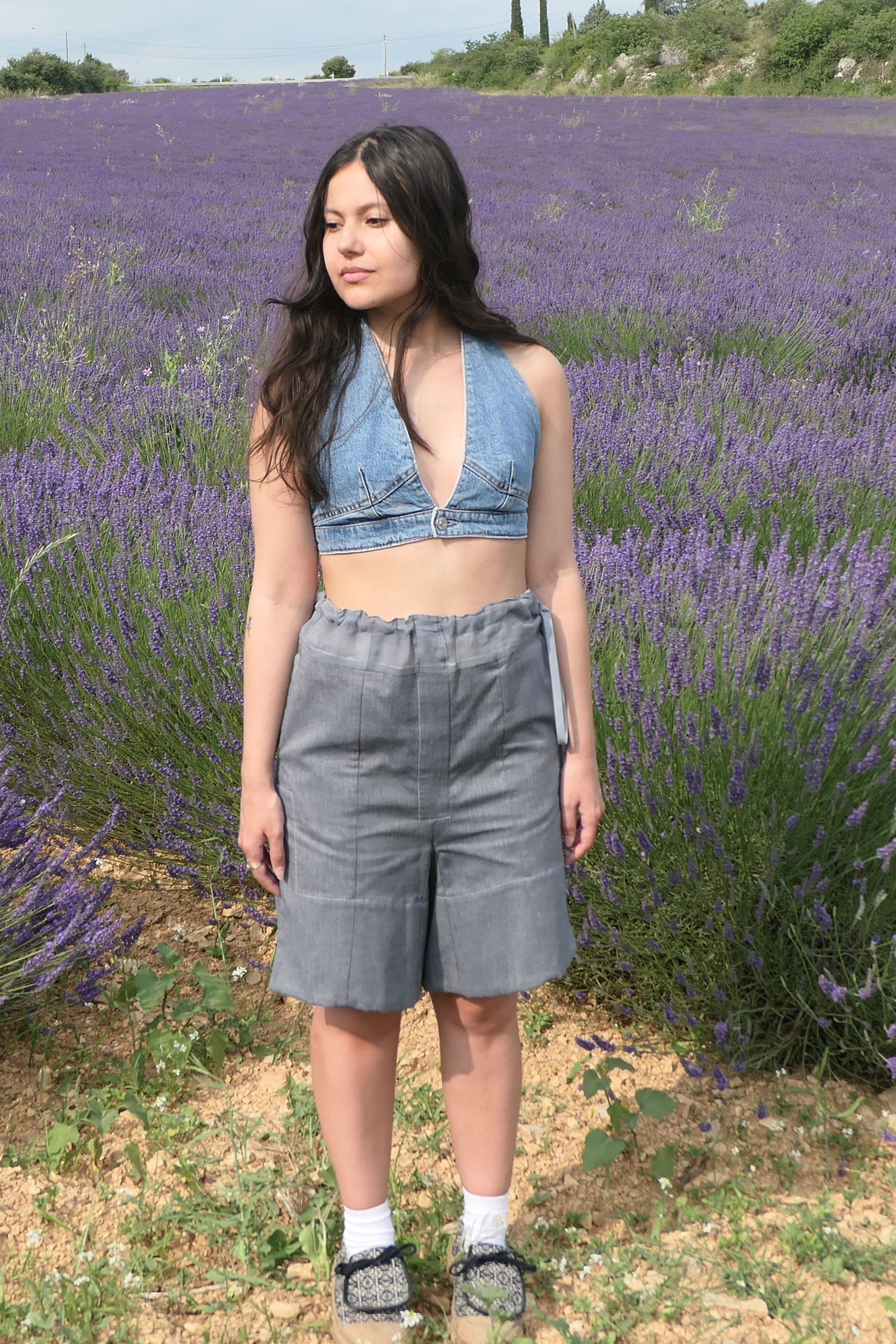 SHORT COULISSE DENIM
