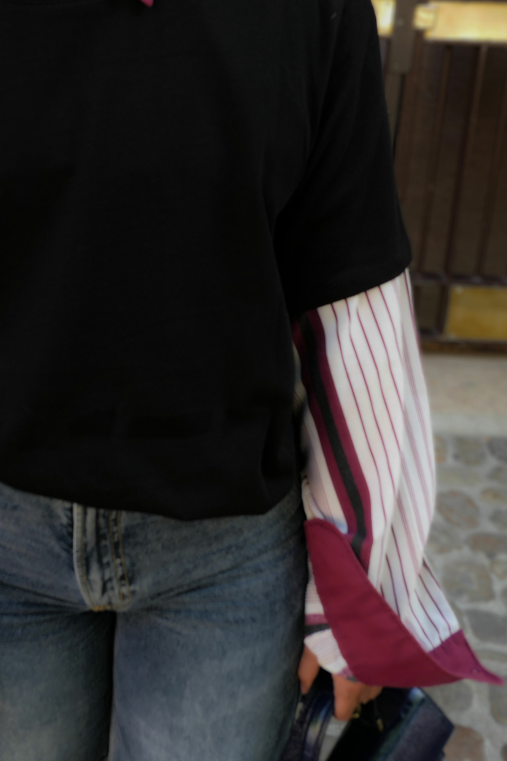 T-Shirt-Chemise-PJ_Base-Rebirth_Devant_Zoom-Poignet