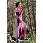 Robe polo artisanale_Multico_Profil droit
