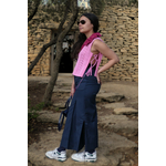 Pull Polo Artisanal Rebirth_Morganite_Profil Gauche