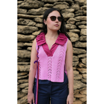 Pull Polo Artisanal Rebirth_Morganite_Devant Zoom