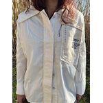Chemise Workwear_Base_Perle_Zoom patte devant