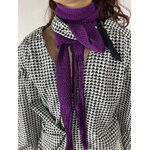 FOULARD-MAILLE_Artisanal_Améthyste_Devant
