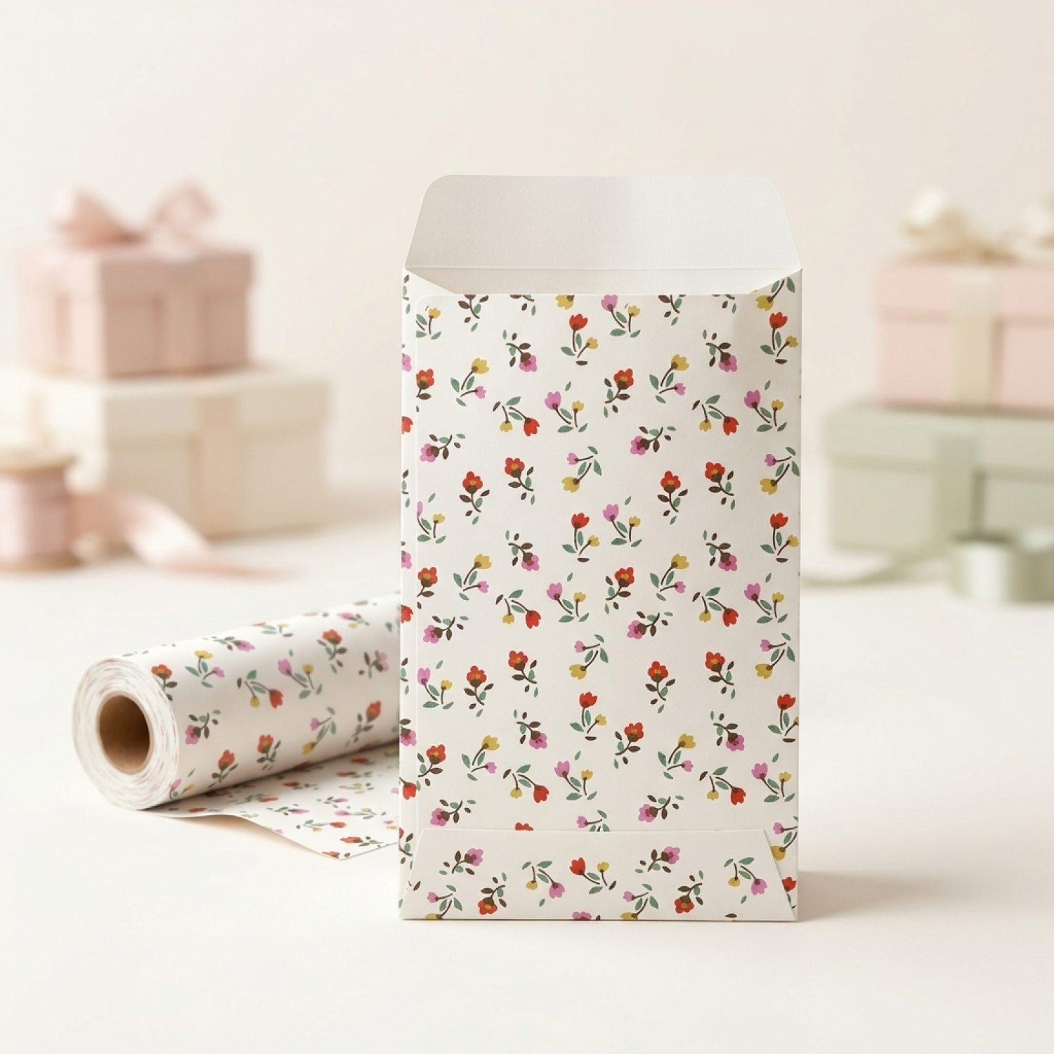 pochette-cadeau-fleurie-blanche-pour-bracelet-fantaisie-pour-femme