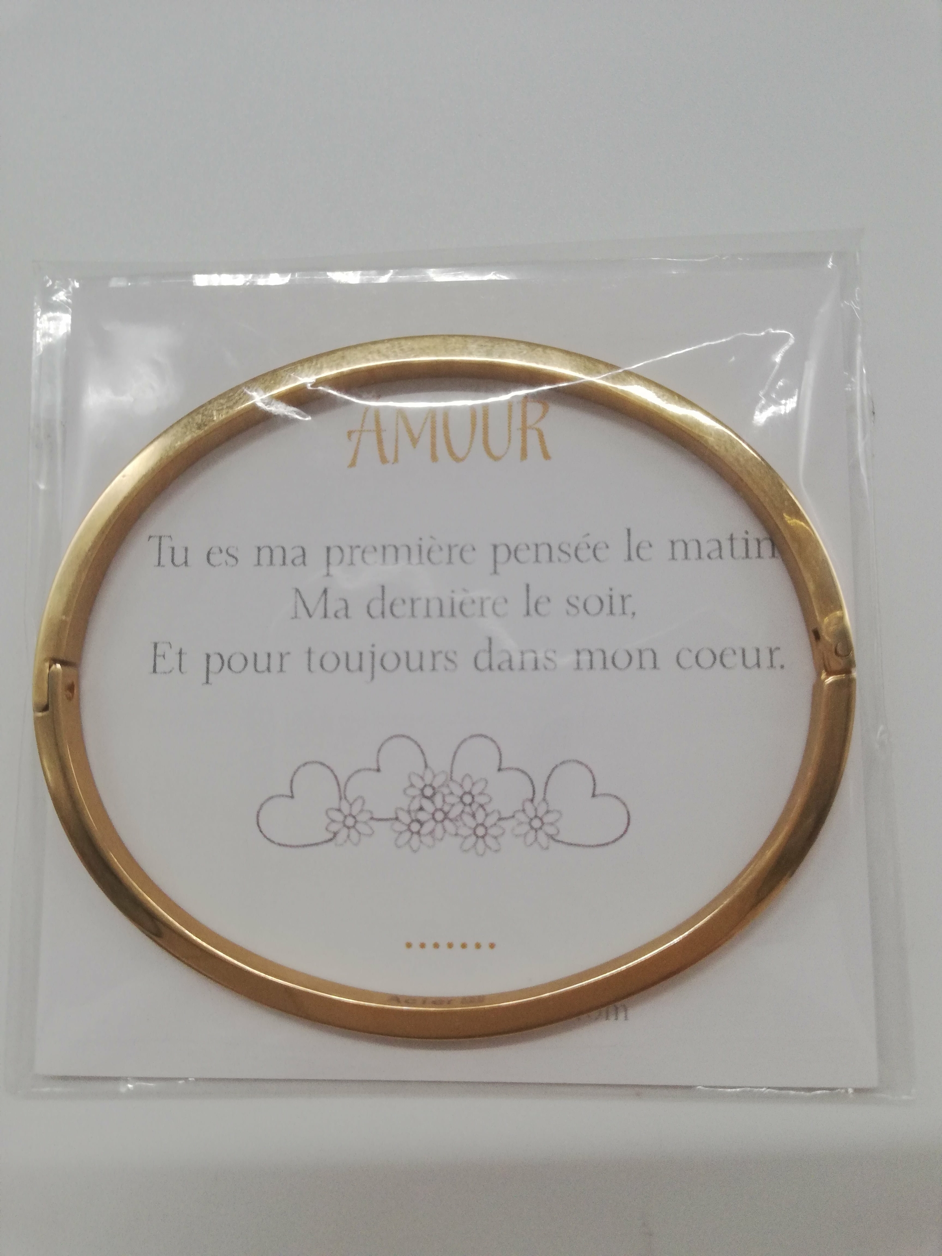 Premier cadeau amoureux bracelet personnalisé A deux, c\'est mieux !!