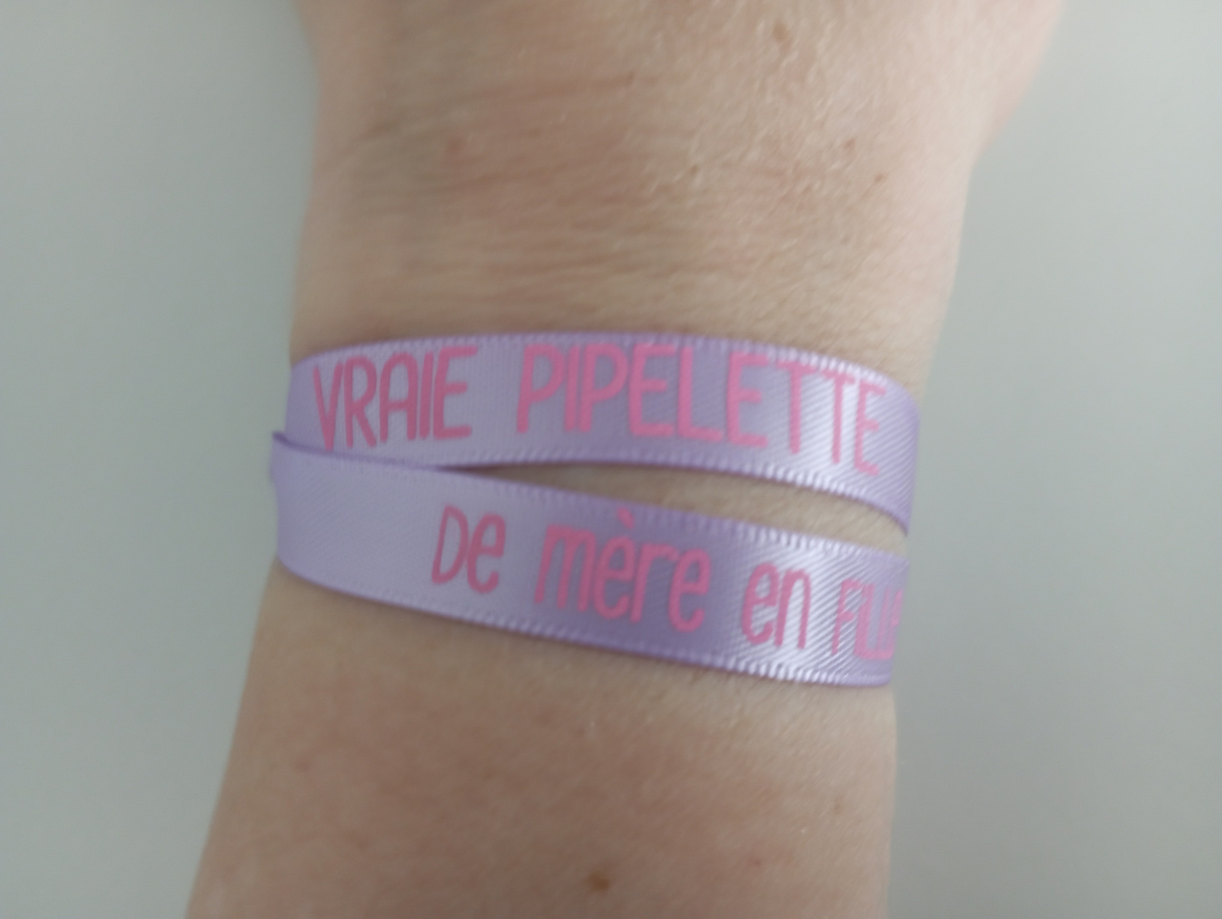 Bijou maman fille bracelet personnalisé Vraie pipelette de mère en fille