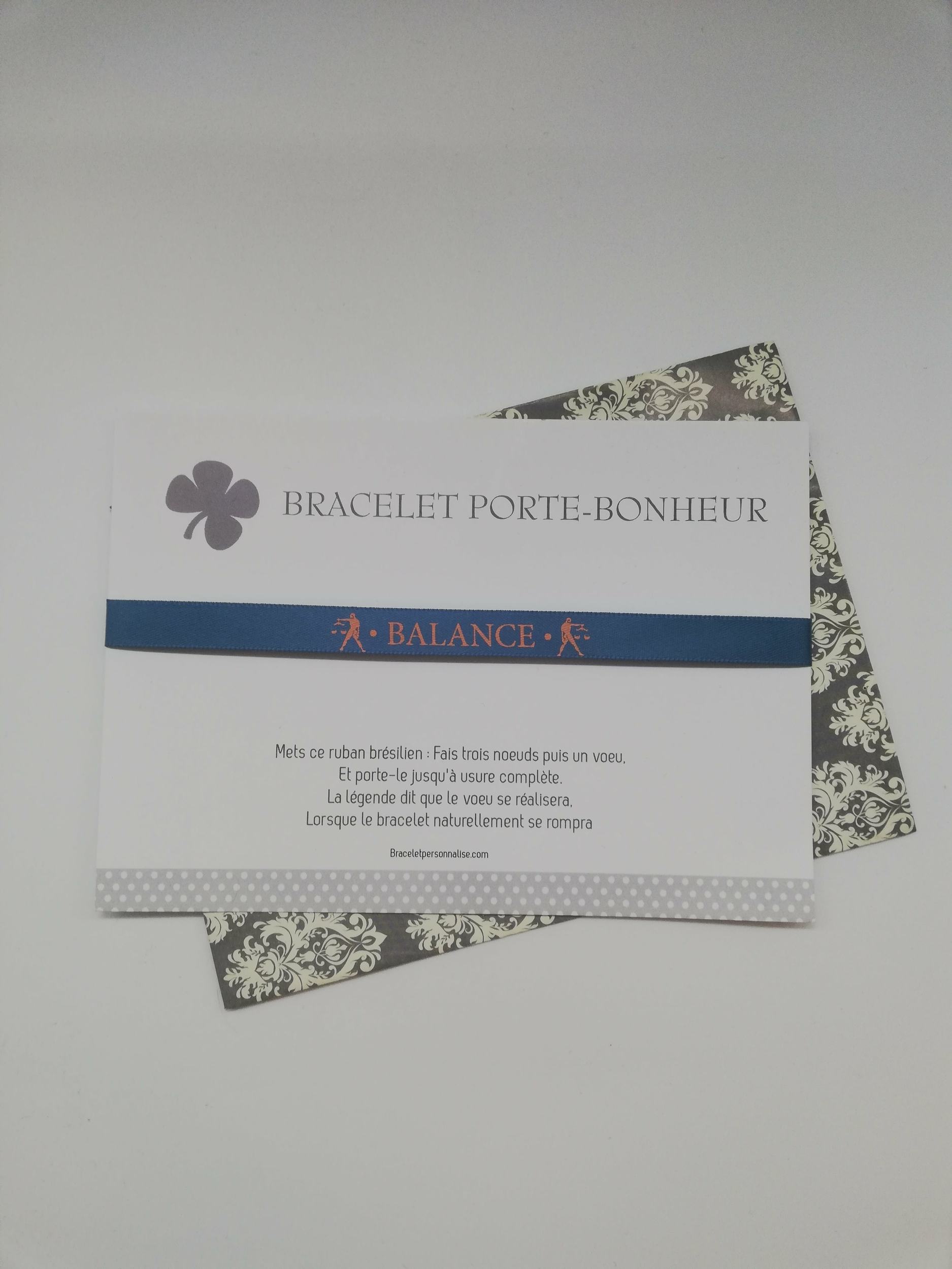 Bracelet porte bonheur brésilien Balance