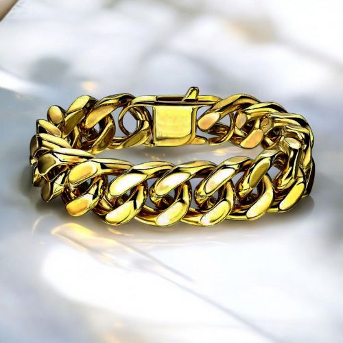 bracelet-grosse-maille-acier-inoxydable