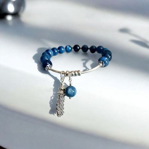 bracelet-cyanite-bleue-avec-argent-925